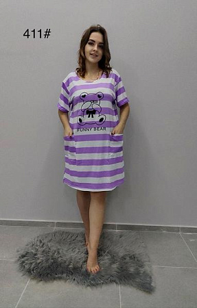 Ночнушка Anion 411 purple - делук