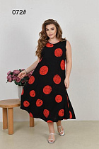 Сарафан Estima 072 black-red - делук
