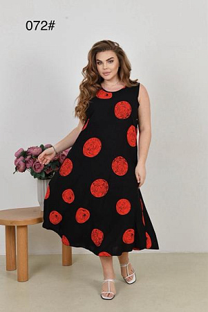 Сарафан Estima 072 black-red - делук