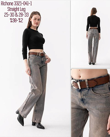 Джинсы Maxim Jeans 3321-041-1 grey - делук