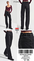 Джинсы Maxim Jeans 3470-1WS-1 black - делук