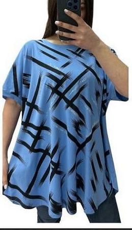 Футболка Elena&Vika 25008 l.blue - делук