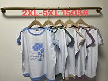 Футболка Desselil 1505 white-green - делук