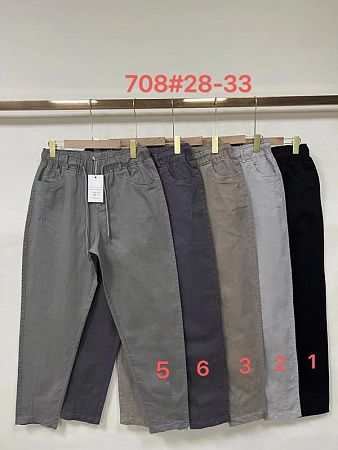 Штаны Leen 708-5 grey - делук