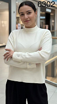 Свитер Met&March 6302 white - делук