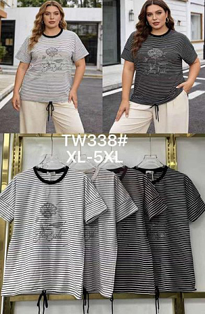 Футболка Nefertiti TW338 black - делук