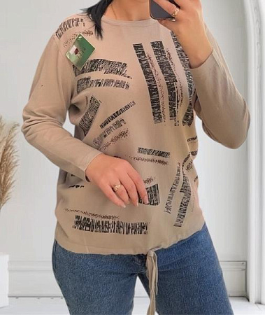 Свитер Levisha 25218 d.beige - делук