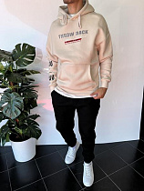 Худи Three Black 2324 beige - делук