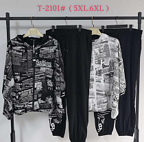 Костюм Спорт Saint Wish T2101 mix - делук