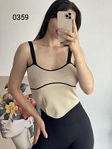Майка Fsn 0359 l.beige - делук