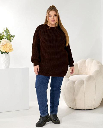 Свитер Liza Brend 1115 brown - делук