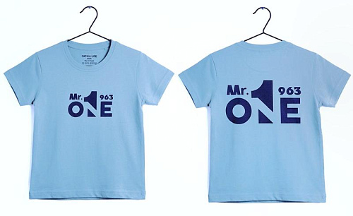 Футболка Dino DN334 l.blue - делук