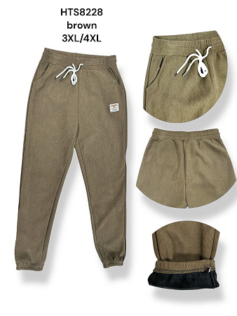 Штаны 8228 brown - делук