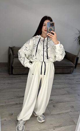 Костюм Спорт S.Style 680 white - делук