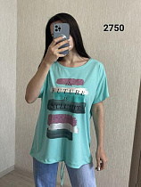 Футболка Fsn 2750-1 l.blue - делук