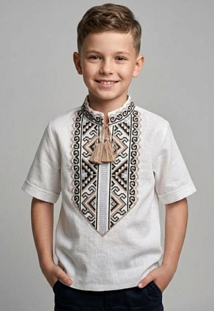 Вышиванка Limerense DD194 white - делук