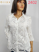 Рубашка Lida 2402 white - делук