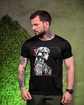 Футболка Madoka 1038 black - делук
