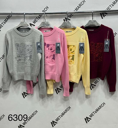 Свитер Met&March 6309 pink - делук
