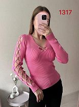 Свитер Fsn 1317 pink - делук