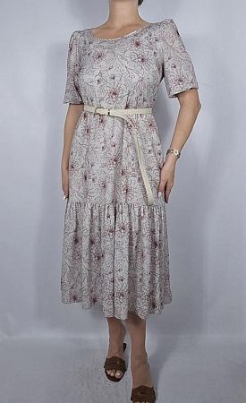 Платье Bugrova B74 beige - делук