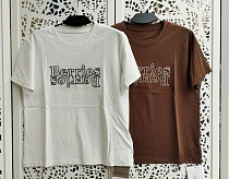 Футболка Lora LR1223 brown - делук