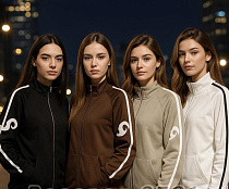 Кофта Спорт Lora LR927 white - делук