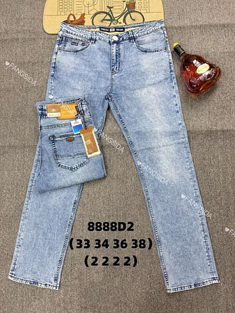 Джинсы God Baron 8888D2 l.blue - делук