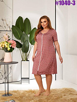 Халат Bat 1040-3 brown - делук