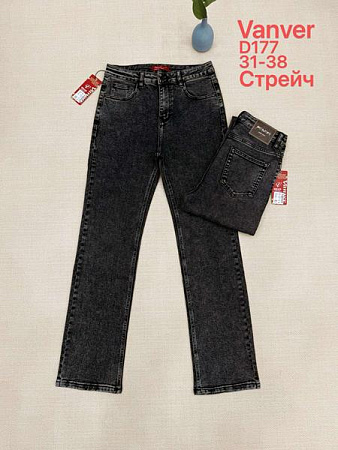 Джинсы Vanver D177 d.grey - делук