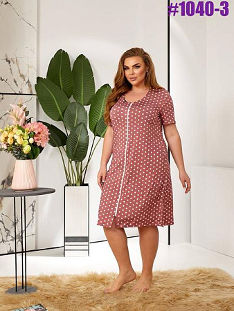 Халат Bat 1040-3 brown - делук