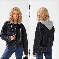 Куртка Liana Denim 239 black - делук
