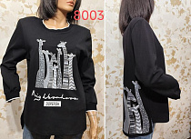 Свитер Lida 8003 black - делук