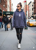 Худи Newe 104 blue - делук