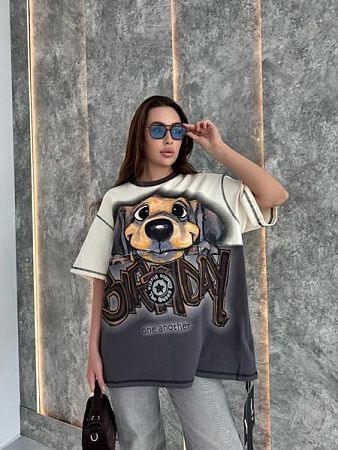 Футболка Trend 7295 grey - делук