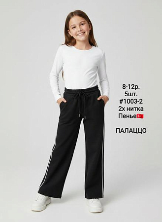 Штаны Спорт Amz 1003-2 black - делук