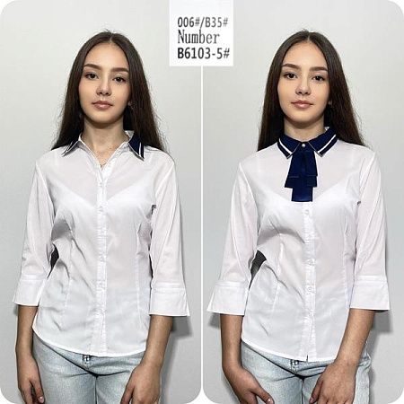 Рубашка Loyard B6103-5 white - делук