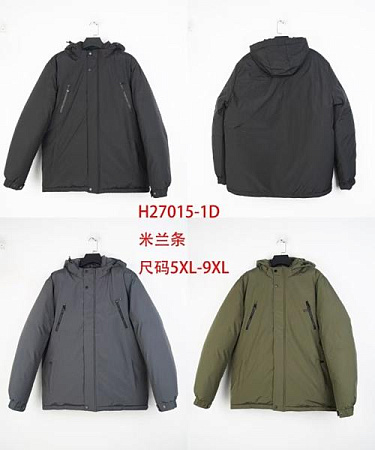 Куртка Tran H27015-1D grey - делук