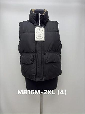Жилетка Jacket M816 black - делук