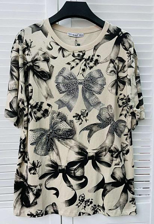 Футболка Karon 7018 beige - делук