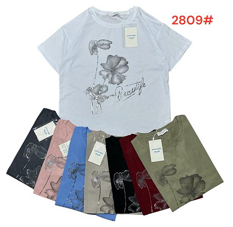 Футболка Katty 2809 mix - делук