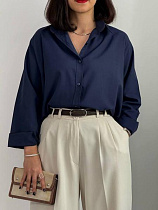 Блузка Femzone 1183 navy - делук