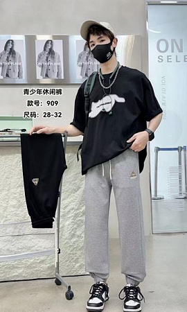 Штаны Спорт Farbique 909 black - делук