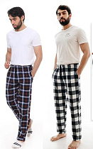 Штаны Samo 8600 black-white - делук