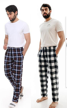 Штаны Samo 8600 black-white - делук