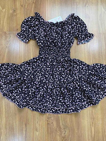 Платье Rsv 296 black-white - делук