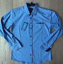 Рубашка No Brand 2136 blue - делук