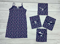 Ночнушка Samo 1196RD navy - делук