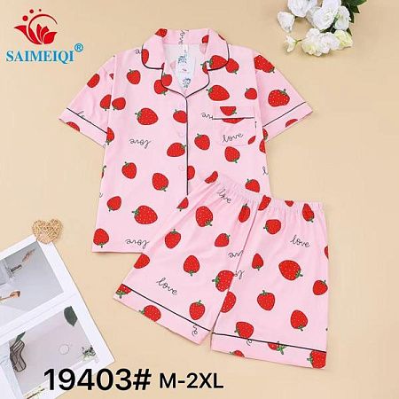 Пижама Saimeiqi 19403 pink - делук