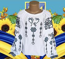 Вышиванка Miki Maki MM287 white - делук